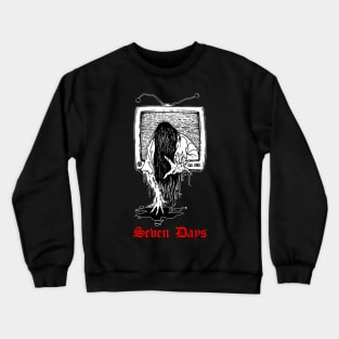 The Ring Horror Movie Samara Seven Days Halloween Crewneck Sweatshirt